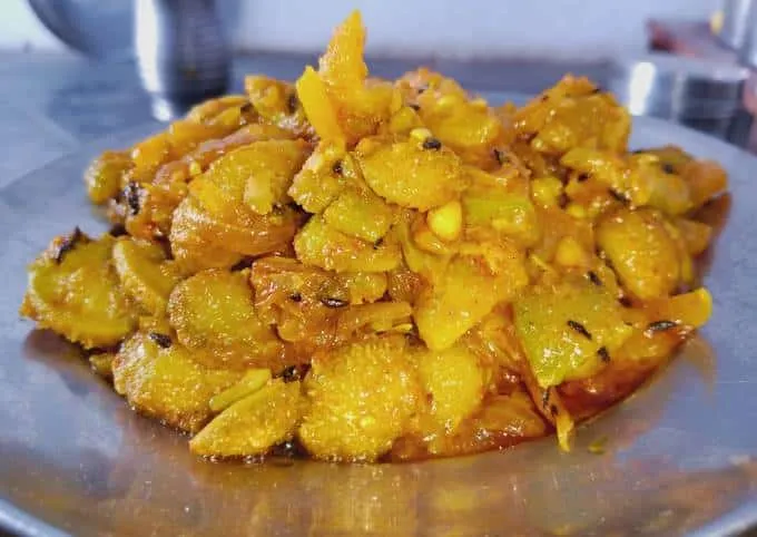 Pahadi Meethe Karele ki sabji recipe