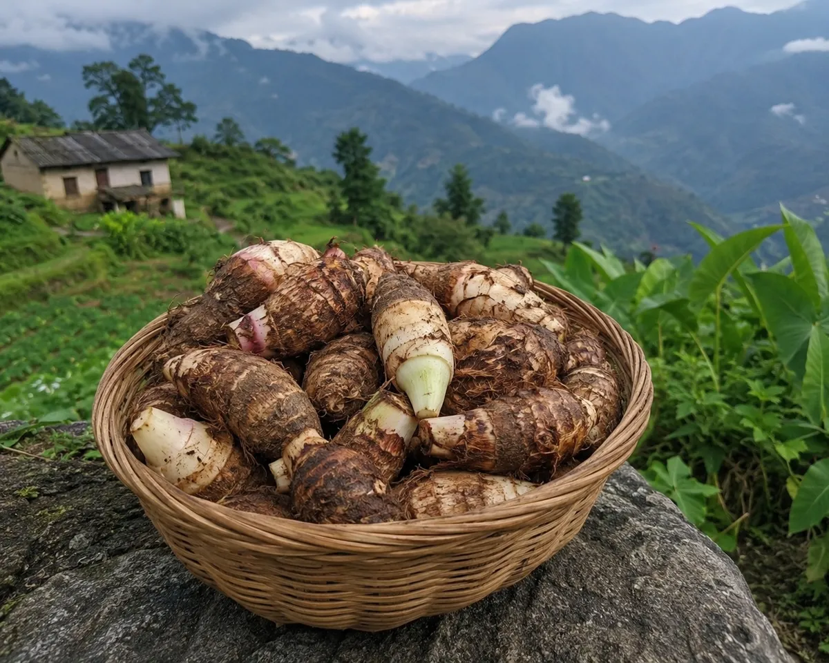 Pahadi Pinalu Arbi (500gm) ORGANIC Online