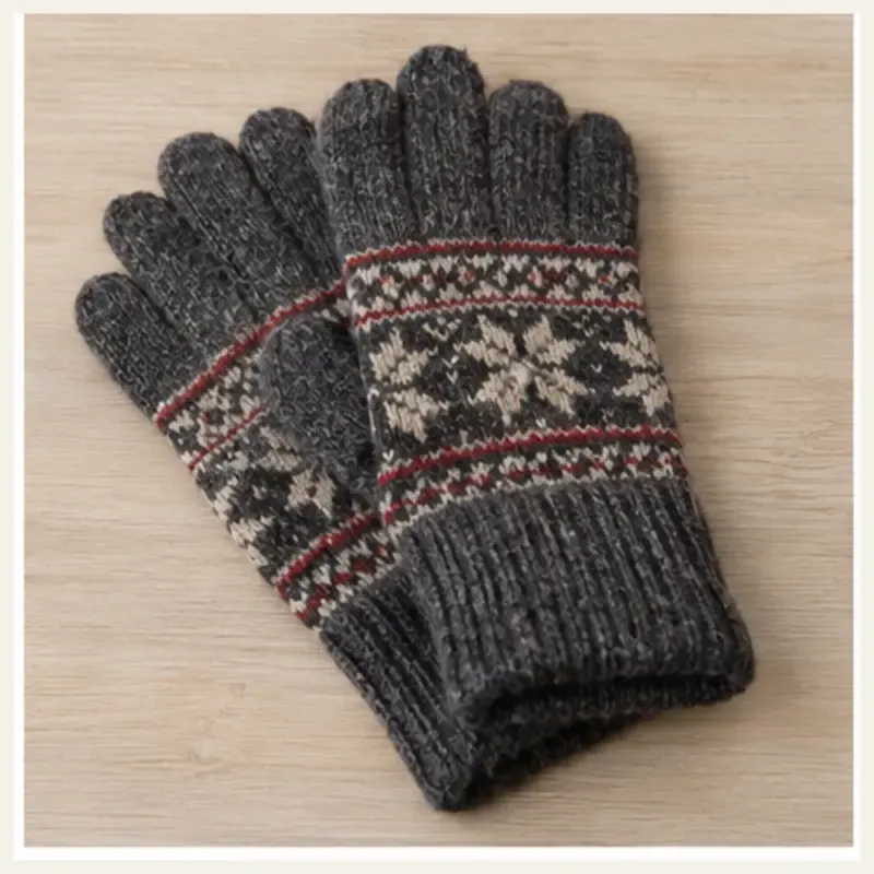 Pahadi Himalayan Hand-Knit Wool Gloves
