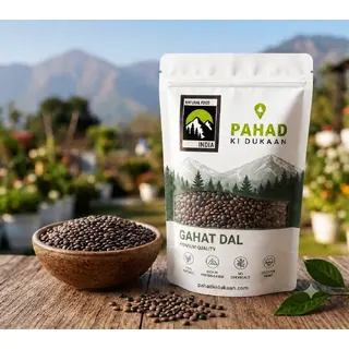 Pahadi Gahat Dal Black (500gm)