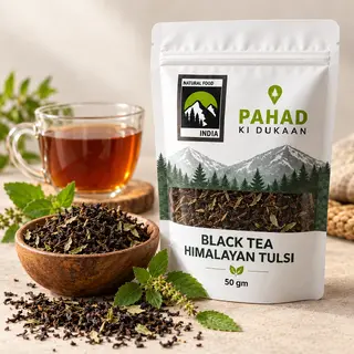 Pahadi Black Tea Himalayan Tulsi (50gm) Online