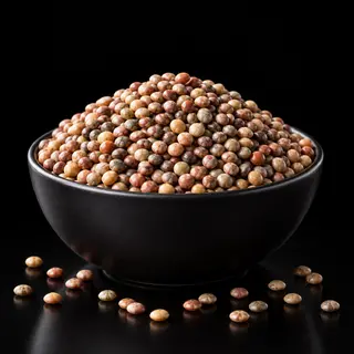 Pahari Masoor Dal Black Bowl