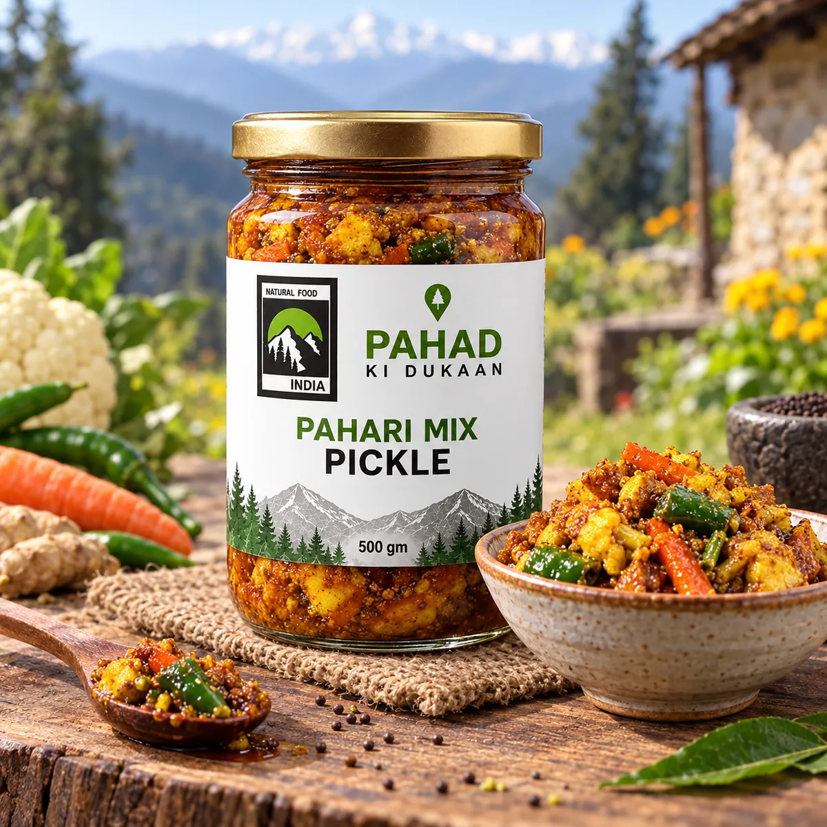 Pahari Mix Pickle Achaar (500gm) Online