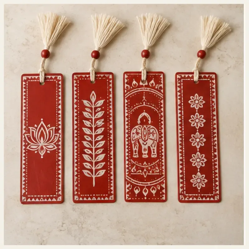 Pahadi Handmade Aipan Bookmark Set