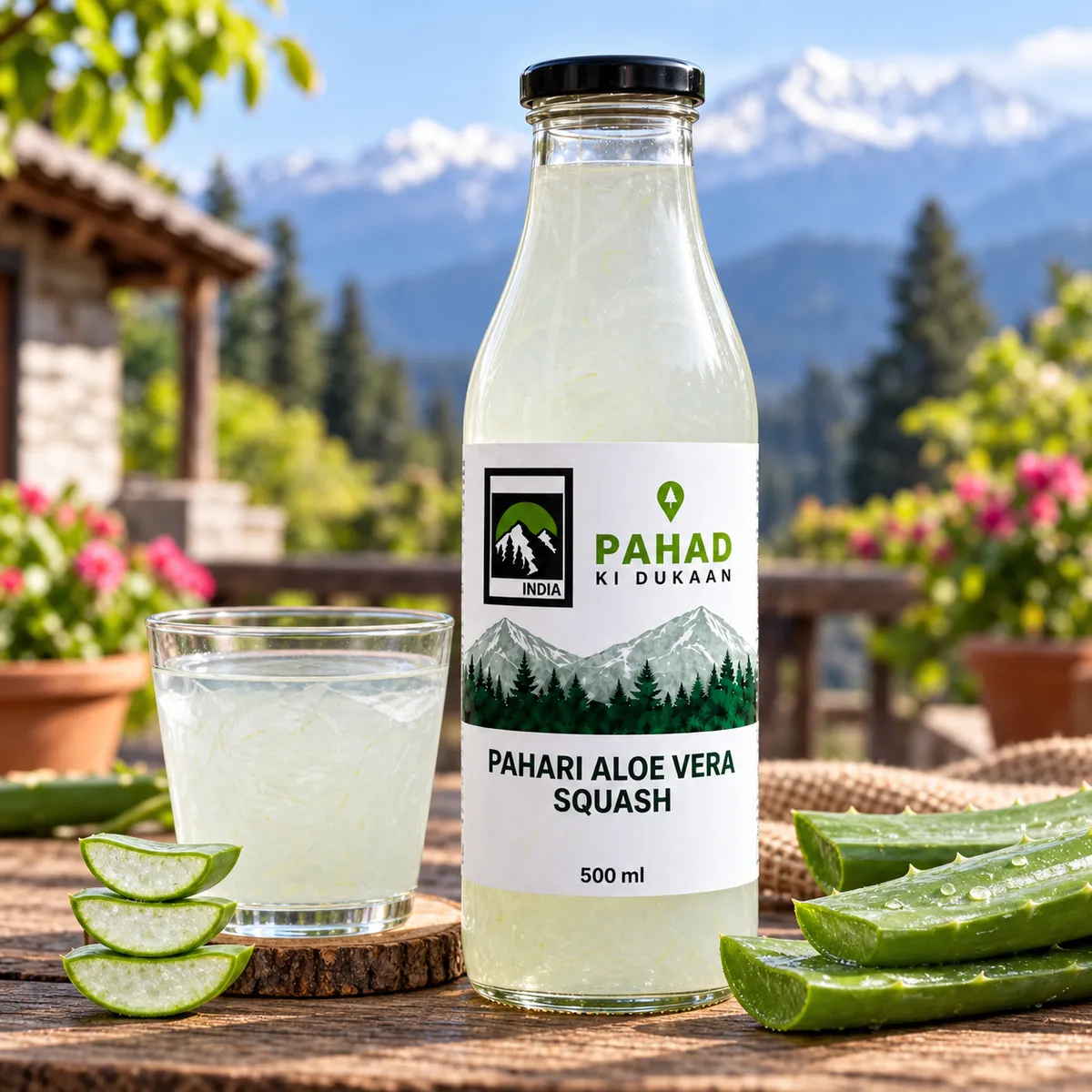Pahari Aloe Vera Squash Juice (Buy 500ml) Online