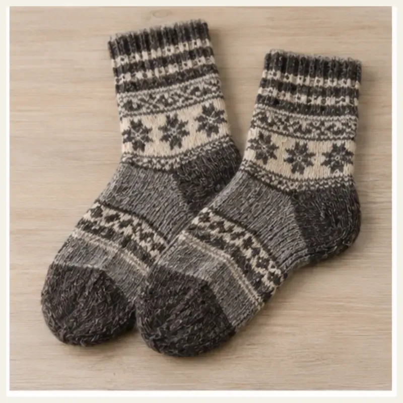 Pahadi Himalayan Hand-Knit Wool Socks