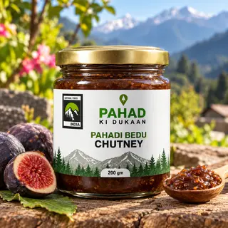 Pahadi bedu fruit chutney (200gm) Anjeer Online