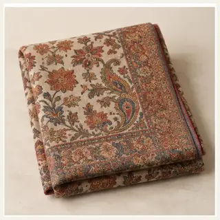 Pahadi Kashmir Kani-Style Woven Shawl